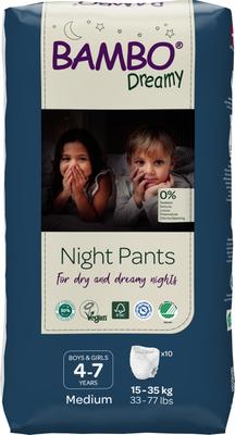 BAMBO DREAMY NIGHT PANTS 4-7 let UNISEX, 15-35 kg, 10 ks  - 2