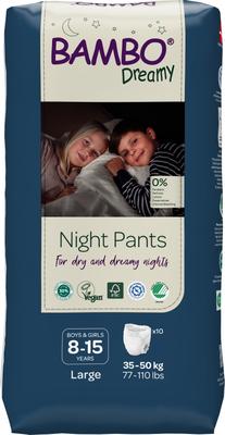 BAMBO DREAMY NIGHT PANTS 8-15 let UNISEX, 35-50 kg, 10 ks  - 2